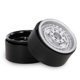thumbnail image 4 of 1.9 "2 piezas Modelo Simulación Metal Reemplazo Durable Compatible Actualizaciones 1/10 RC Plata Macarena Ruedas de coche, 4 of 8