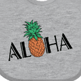 thumbnail image 4 of Inktastic Aloha- with Pineapple Boys or Girls Baby Bib, 4 of 4