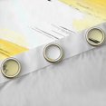 thumbnail image 4 of Manfei Graffiti Strieps Lines Blackout Curtains Set of 2 (52x84 Each),Modern Graffiti Artwork Window Curtains,Yellow White Green Curtains and Drapes For Men Women,Ultra Soft Home Decor, 4 of 6