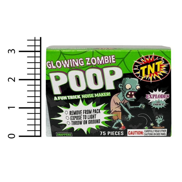 TNT Fireworks, Zombie Poop, Snap n Pops, Pop Its, Glow in the Dark