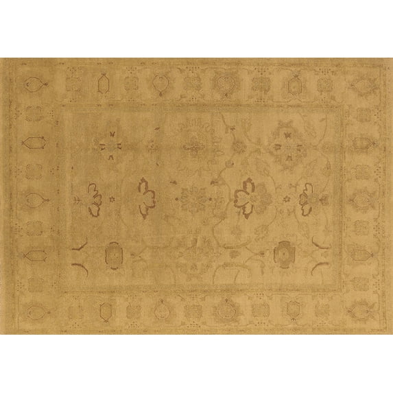 Ahgly Company Indoor Rectangle Oriental Brown Traditional Area Rugs, 2' x 5'