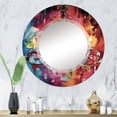 thumbnail image 5 of Designart "Chandelier Luminous Euphony" Glam Round Wall Mirror - Fashion Oval Printed Decorative Oversized Mirror - Multiple Color Options, 5 of 5