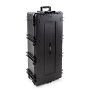 B&W International Type 7300 Hard Case, Waterproof Equipment Protection, SI Pre Cut Foam Insert, Black