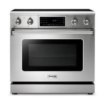 Thor Kitchen Tre3601 36" Wide 6 Cu. Ft. Free Standing Electric Range - Stainless Steel