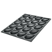 Bruise Buster® Black 20-Section Produce Riser Padding for Pears - 23" x 15"