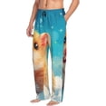 thumbnail image 6 of Hirioo Cloud Cute Hamster for Men's PJ Pajama Pants Sleep Pants Men's Home Trousers with Pockets,S-3XL-X-Large, 6 of 6