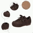 thumbnail image 6 of Kogui Shoes for Girls Kid Kid Sneakers Big Girls Shoes Lightweight Breathable Running Athletic Sport Shoes Size 1.5 (Brown,Big Kids 1.5), 6 of 7