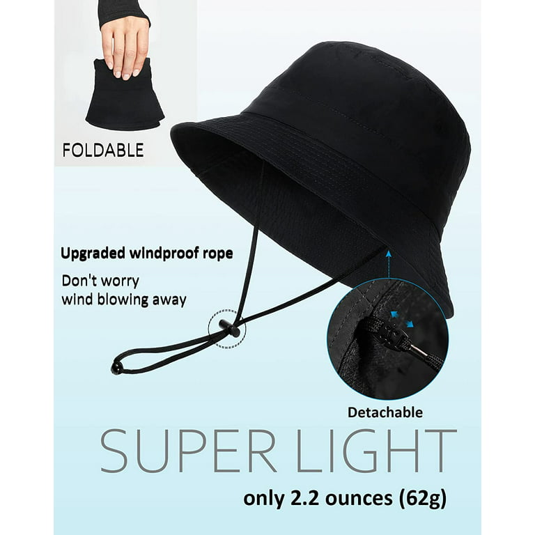 Buckets hat for Men Women Waterproof Wide Brim Sun Hats Foldable