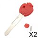 thumbnail image 1 of 2 Llaves En Para Motocicleta, Hoja Sin Cortar Para Accesorios Majesty 250, Color Rojo, 1 of 7