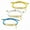 SLXS004 Yellow Cord Bracelet Gold, variant on Multi-Color Cross Accessories Engraved Braided Stainless Steel Bracelets In-Stock Jewelry Holiday Gifts