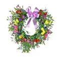 thumbnail image 3 of Guirnalda de corazón para puerta de entrada, guirnalda floral para colgar en el festival de primavera. Púrpura claro, 3 of 6