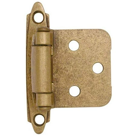 312 Ultra Flush - Ultra Antique Brass Self Closing Flush Type Hinge 34900