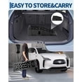 thumbnail image 5 of Wisykoke 2 Pack Low Profile Car Service Ramps, Portable Auto Ramps for Oil Change, Vehicle Maintenance, 8.6" Lift Height, 17° Incline, Anti-Slip Base, Stackable with Handles, 15000lbs GVW Capacity, 5 of 7