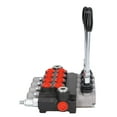 thumbnail image 1 of Hydraulic Directional Control Valve, Parallel Oil Circuit 16.2MPa Standard Hydraulic Valve 4 Spool Spring Return Cast Iron  for Loader, 1 of 7