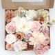 thumbnail image 4 of Laklulu Caja de flores artificiales caja de regalo para fiesta de boda-raíz de loto rosa+champán, 4 of 5