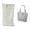 Grey, variant on Grey Portable Beach Towel Bag 2 In 1 Integrated Backpack For Swimming Vacation Travel Nylon Gray