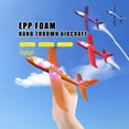 thumbnail image 4 of Hand Thrown Glider Airplane with Full-Body LED Lights, 19 Inch Large EPP Foam Flying Aircraft Toy for Outdoor Night Flying Glow Games Orange, 4 of 5