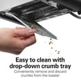 thumbnail image 7 of Compact Toaster Black, 7 of 7
