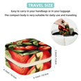thumbnail image 5 of Apple Travel Portable Square Jewelry Box Earring Necklace Bracelet Holder Display Case Organizer Box, Decorative Jewelry Stand Storage Box, 5 of 6