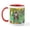 White/Red Inside, variant on CafePress - Irises / Tiger Cat Large Mug - 11 oz Ceramic Mug - Novelty Coffee Tea Cup