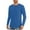 Blue, variant on Men's Workout Shirts Long Sleeve Dry Fit T Shirts UPF 50+ Sun Protection Athletic Gym Running Active Tee Tops