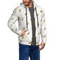 thumbnail image 2 of Naloa Gold Rabbit Men’s Hoodies, Zip up Hoodie, Sweatshirts,Hoodies for Men Sizes S-3XL-Medium, 2 of 5