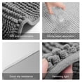 thumbnail image 3 of Chenille Slip  Non-Slip Floor Mat Kitchen Mat, Floor Mat, for Living Room Bedroom, 3 of 8