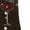 Brown, variant on Women's Snowflake Print Casual Leggings And Holiday Glasses Collection Festive Leggings For Christmas Celebrations