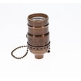 thumbnail image 3 of B&P Lamp® Antique Bronze On-Off Pull Chain Socket, 3 of 5