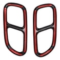 thumbnail image 3 of 2pcs Exhaust Tip Trim Frame Quad Outlet Replacement for MercedesBenz CLA SLK R172 SL R231, 3 of 5