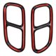 thumbnail image 3 of 2pcs Exhaust Tip Trim Frame Quad Outlet Replacement for MercedesBenz CLA SLK R172 SL R231, 3 of 5