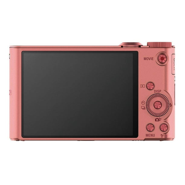 Sony Cyber-shot DSC-WX350 Point & Shoot Digital Camera (Pink)- Pro
