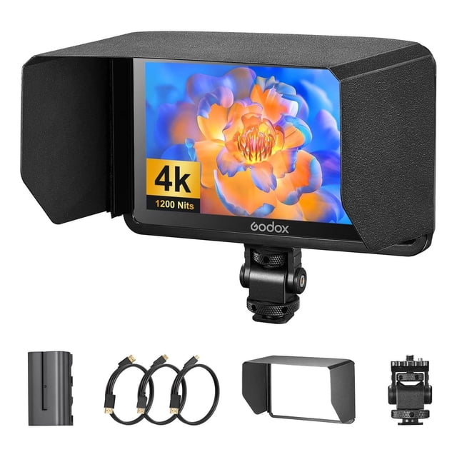 Cámara y monitor de campo Godox GM6s 5.5 pulgadas 4K 1920x1080 IPS Touch