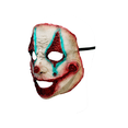 thumbnail image 5 of Máscara Payaso Asesino Terror Halloween Siniestro Sangriento Disfraz, 5 of 5