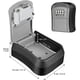 thumbnail image 3 of Caja de seguridad para llaves, caja de código de llave, caja de seguridad para llaves, caja con cerradura de 4 dígitos, cerradura con contraseña para montaje en pared, gris, 3 of 5