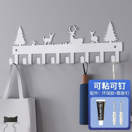 

Self Adhesive Hooks Cat Bird Squirrel Pattern Storage Holder for Bathroom Kitchen Hanger Iron Wall Hanging Door Coat Racks
