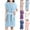 Light Blue, variant on Womens Bathrobe,Elegant Sleeveless V Neck Wrap Robe Pockets Sleepwear Light Blue Free Size