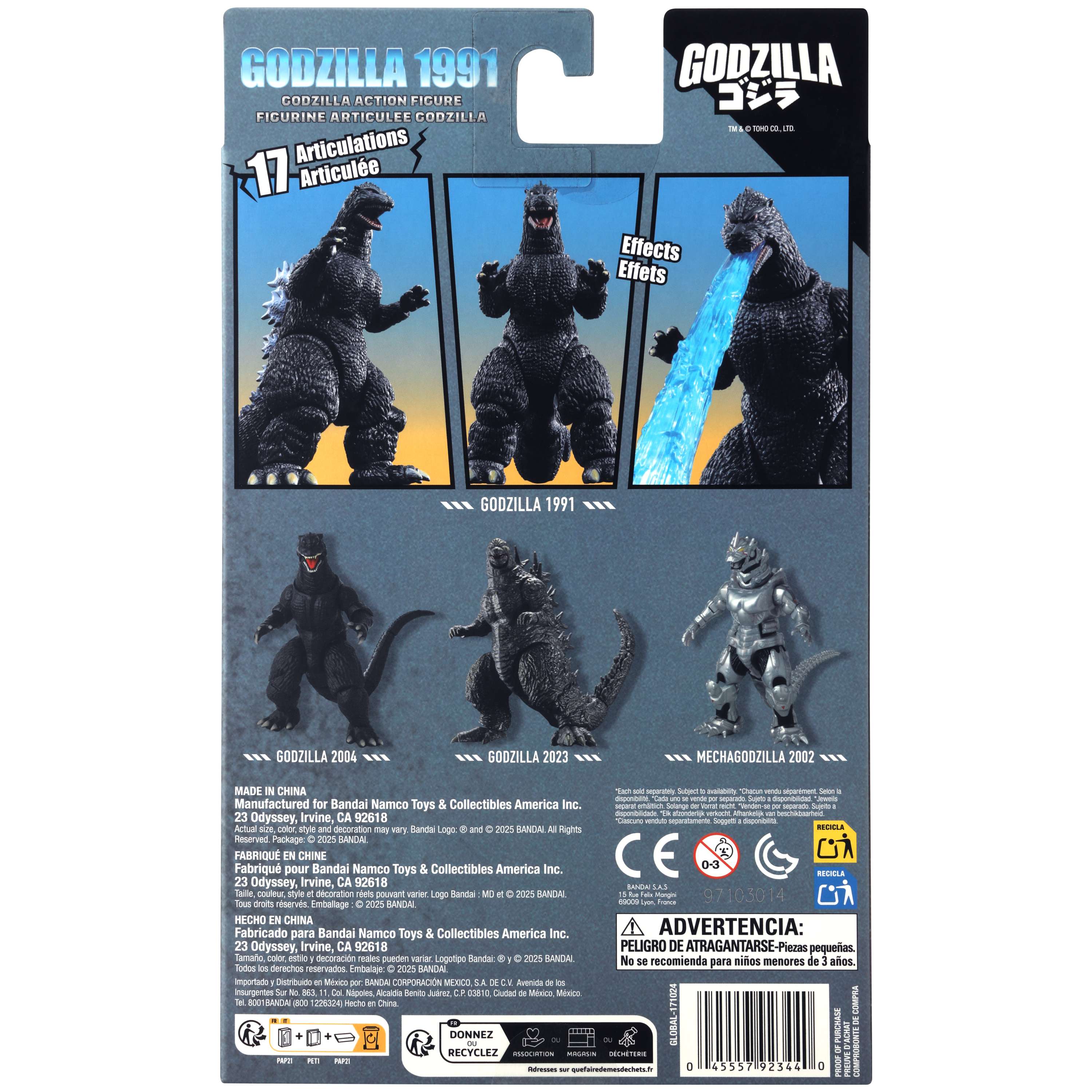 Bandai Namco - Godzilla - Godzilla 1991, Set de Figura de Acción de 6 Pulgadas 5