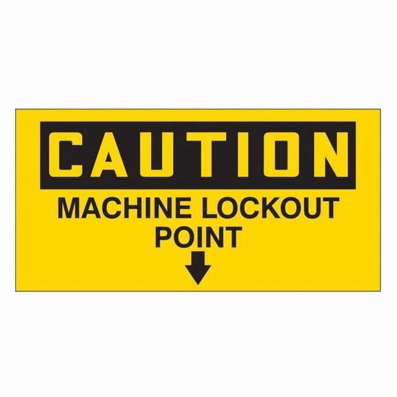 Condor Safety Sign,2.25in x 4.5in,Vinyl,PK2 487C99