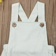 thumbnail image 4 of Kiapeise Baby Cotton Romper Sleeveless Sling Solid Color Jumpsuit, 4 of 6