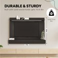 thumbnail image 3 of 70" Bliss Wall Mounted Floating Entertainment Center-Color:Black, 3 of 6