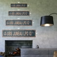 thumbnail image 2 of USS JUNEAU LPD 10 Vintage Aluminum Street Sign us navy ship veteran sailor rustic metal tin gift | Indoor/Outdoor | 18" Wide, 2 of 4