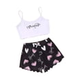 thumbnail image 3 of MKLEKYY Conjunto De Pijama Para Mujer, Camisola, Lencería, Top Y Pantalones Cortos Con Estampado De Lechuga, 3 of 3