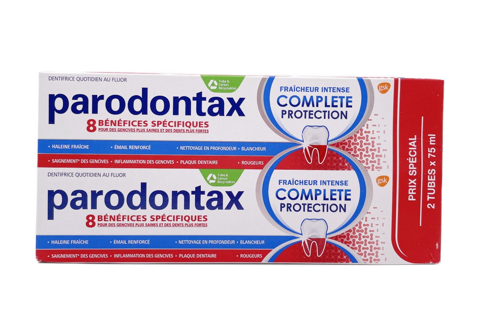 Parodontax Toothpaste 2 Pack Intense Freshness and Complete Protection