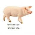 thumbnail image 3 of Simulation Pig Figures Boar Sows Piglets Warthog Farm Animals Toy Plastic Models Anime Action Figure Kids Toys for Children Gift, 3 of 7