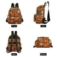 thumbnail image 4 of FORMRS Mini Backpack Purse for Women Travel Daypack Casual Shoulder Bag, Fall Pattern, 4 of 7