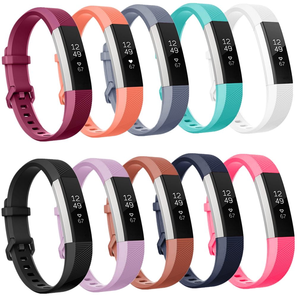 For Fitbit Alta HR Band and Fitbit Alta Band Strap Wristband(10Pack) For Men Women Kids Children Small by