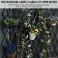 thumbnail image 4 of Extension Divider Wooden Trellis Climbing Plant Support Panel Screen Trellis Garden Fence Garden, 4 of 9