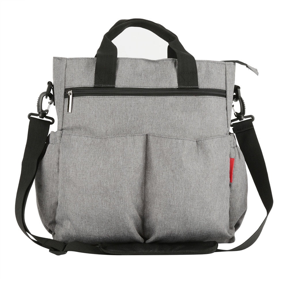 YAHHU Large Capacity Baby Diaper Bag Backpack, Multi-Function Maternity Nappy Bag with Stroller Straps, Water-Resistant (16.54 inches / 42 cm), Gray [cite: 11]