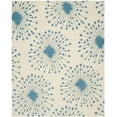 thumbnail image 2 of SAFAVIEH Bella Owen Fire Burst Wool Area Rug, Beige/Blue, 8' x 10', 2 of 5